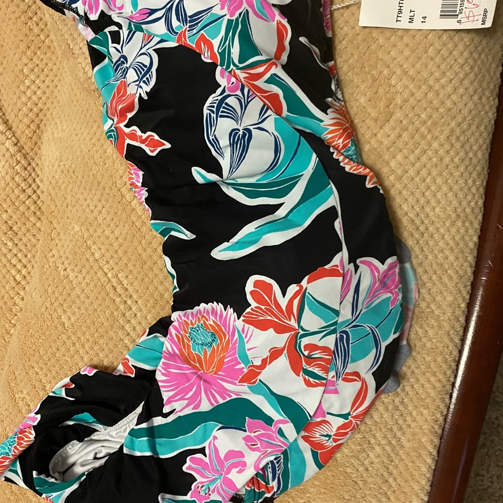 Trina Turks off shoulder bikini top